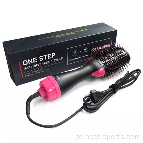 Styler Volumizer Hair Straightener Brush com pente